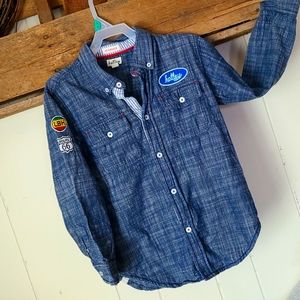 💙 Hatley buttin up denim shirt 💙